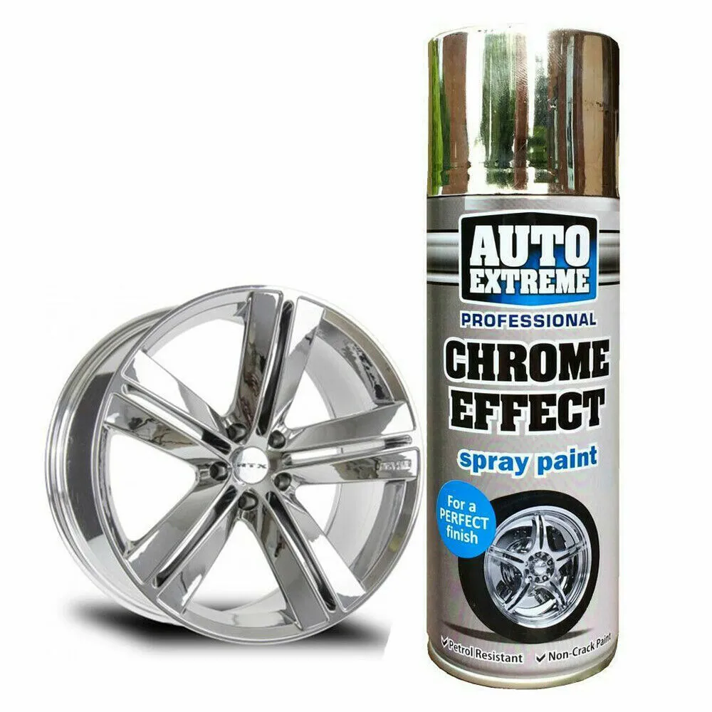 Auto Extreme Professional Chrome Effect Spray Paint 400ml Auto Extreme Professional Chrome Effect Spray Paint 400ml